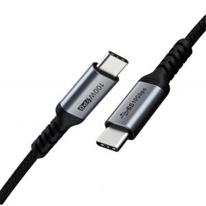 CABLETIME καλώδιο USB Type-C C160, USB 3.2, PD 100W, 4K/60Hz, 1m, μαύρο | Αξεσουάρ κινητών | elabstore.gr