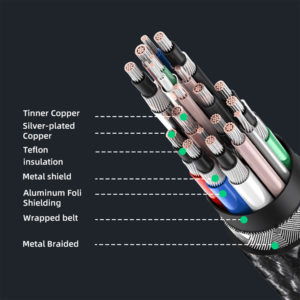 CABLETIME καλώδιο USB Type-C C160, USB 3.2, PD 100W, 4K/60Hz, 1m, μαύρο | Αξεσουάρ κινητών | elabstore.gr