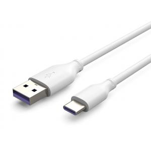 CABLETIME καλώδιο USB 2.0 σε USB Type-C C160, 5A, 1m, λευκό | Αξεσουάρ κινητών | elabstore.gr