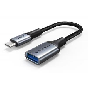 CABLETIME καλώδιο USB Type-C σε USB 3.0 θηλυκό CMCM60, 0.15m, γκρι | Αξεσουάρ κινητών | elabstore.gr