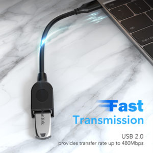 CABLETIME καλώδιο USB Type-C σε USB 2.0 CMAF2, 480Mbps, 0.15m, μαύρο | Αξεσουάρ κινητών | elabstore.gr