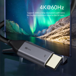 CABLETIME καλώδιο USB-C σε DisPlayPort C160, 4k/60hz, 1.8m, μαύρο | Αξεσουάρ κινητών | elabstore.gr