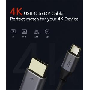 CABLETIME καλώδιο USB-C σε DisPlayPort C160, 4k/60hz, 1.8m, μαύρο | Αξεσουάρ κινητών | elabstore.gr