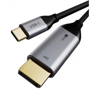 CABLETIME καλώδιο USB-C σε DisPlayPort C160, 4k/60hz, 1.8m, μαύρο | Αξεσουάρ κινητών | elabstore.gr
