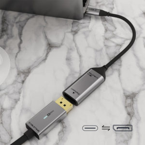 CABLETIME αντάπτορας USB-C σε DisplayPort C160, 4K/60HZ, 0.15m, μαύρος | Αξεσουάρ κινητών | elabstore.gr