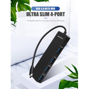 CABLETIME HUB USB-C σε 4xUSB 3.0 C160, 4 ports, 5Gbps, 0.15m, μαύρο | Συνοδευτικά PC | elabstore.gr