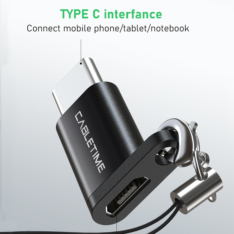 CABLETIME αντάπτορας USB Type-C σε USB 2.0 Micro B CMBF, 0.1m, μαύρος | eLabstore.gr CABLETIME αντάπτορας USB Type-C σε USB 2.0 Micro B CMBF, 0.1m, μαύρος | Αξεσουάρ κινητών | elabstore.gr