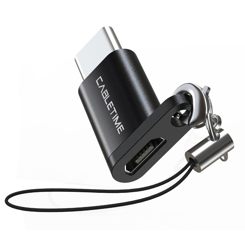 CABLETIME αντάπτορας USB Type-C σε USB 2.0 Micro B CMBF, 0.1m, μαύρος | eLabstore.gr CABLETIME αντάπτορας USB Type-C σε USB 2.0 Micro B CMBF, 0.1m, μαύρος | Αξεσουάρ κινητών | elabstore.gr