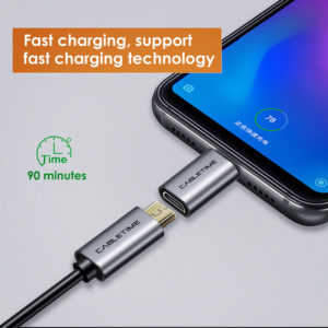 CABLETIME αντάπτορας USB Type-C σε USB Micro θηλυκό C160, γκρι | Αξεσουάρ κινητών | elabstore.gr