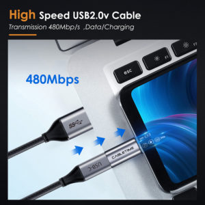 CABLETIME αντάπτορας OTG USB Type-C σε USB 2.0 Micro B C160, γκρι | Αξεσουάρ κινητών | elabstore.gr