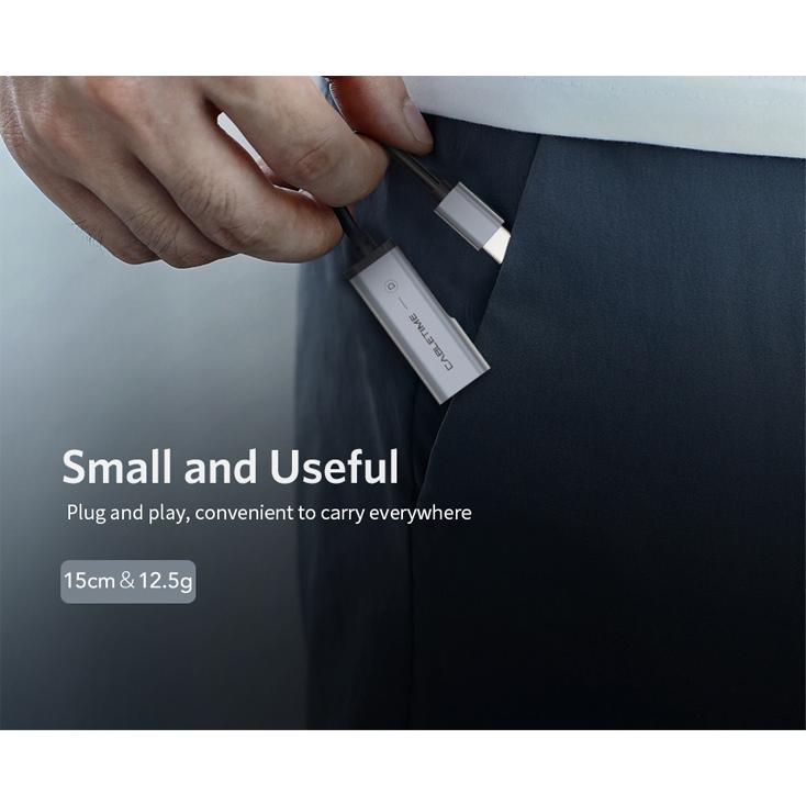 CABLETIME αντάπτορας USB Type-C σε USB Type-C & 3.5mm C160, 0.1m, γκρι | eLabstore.gr CABLETIME αντάπτορας USB Type-C σε USB Type-C & 3.5mm C160, 0.1m, γκρι | Αξεσουάρ κινητών | elabstore.gr