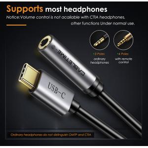 CABLETIME καλώδιο USB Type-C σε 3.5mm C160, Digital Version, 0.1m, μαύρο | Αξεσουάρ κινητών | elabstore.gr