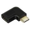 CABLETIME αντάπτορας USB Type-C αρσενικό σε θηλυκό, γωνιακός, μαύρος | Αξεσουάρ κινητών | elabstore.gr