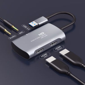 CABLETIME HDMI audio and video capture card with Loop HAVC, 4K | Συνοδευτικά PC | elabstore.gr