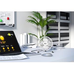 GOOBAY επιτραπέζιος ανεμιστήρας USB 52714, 4", 5V(DC), λευκός | Οικιακές & Προσωπικές Συσκευές | elabstore.gr