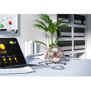 GOOBAY επιτραπέζιος ανεμιστήρας USB 55524, 4", 5V(DC), bronze | Οικιακές & Προσωπικές Συσκευές | elabstore.gr