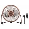 GOOBAY επιτραπέζιος ανεμιστήρας USB 55524, 4", 5V(DC), bronze | Οικιακές & Προσωπικές Συσκευές | elabstore.gr