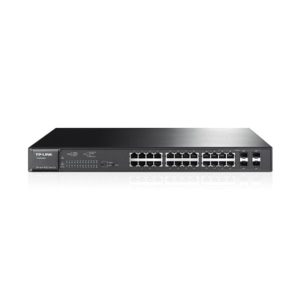 TP-LINK SG2424P 24Port Gigabit PoE + Smart Switch, 24 Gigabit RJ45 ports including 4 combo RJ45/SFP | Δικτυακά Business | elabstore.gr