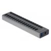 DELOCK hub 16x USB με διακόπτες 63978, USB 3.0, 5Gbps, 7.5A, LED, γκρι | Συνοδευτικά PC | elabstore.gr