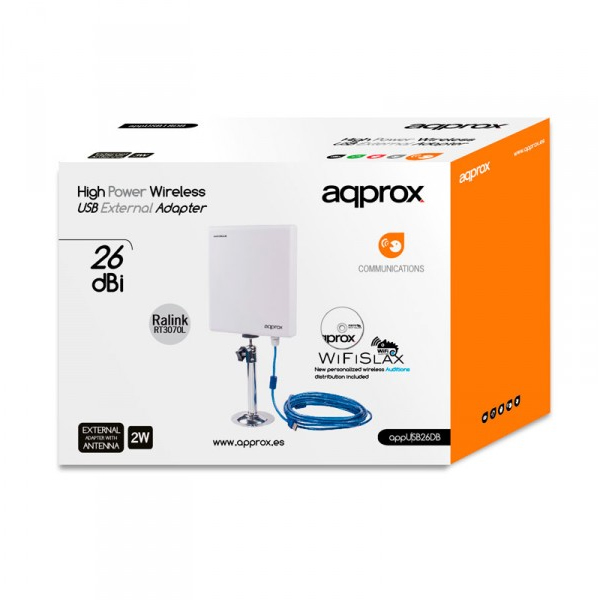 APPROX APPUSB26DB 150Mbps USB Wireless 5Μ | eLabstore.gr APPROX APPUSB26DB 150Mbps USB Wireless 5Μ | Δικτυακά SOHO | elabstore.gr
