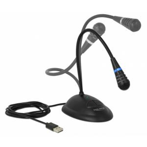DELOCK μικρόφωνο με βάση και mute button 65871, USB, 1.7m, μαύρο | eLabstore.gr DELOCK μικρόφωνο με βάση και mute button 65871, USB, 1.7m, μαύρο | Συνοδευτικά PC | elabstore.gr