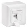 GOOBAY επιτοίχια πρίζα CAT 6a 68572, 2x RJ45, 80x80mm, λευκή | Εργαλεία | elabstore.gr