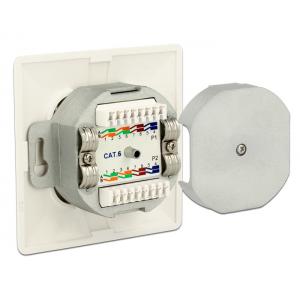DELOCK Modular Wall Outlet Δικτύου, Cat.6A, LSA, 2 Port | Εργαλεία | elabstore.gr