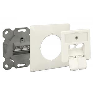 DELOCK Modular Wall Outlet Δικτύου, Cat.6A, 2x LSA, 2 Port | Εργαλεία | elabstore.gr