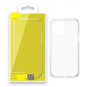 BASEUS θήκη Simple για iPhone 12 mini ARAPIPH54N-02, διάφανη | Αξεσουάρ κινητών | elabstore.gr