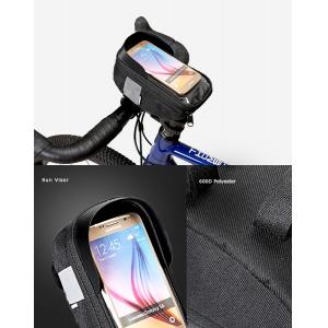Τσαντάκι ποδηλάτου BIKE-0008, με θήκη κινητού 6.5", μαύρο | Gadgets - Αξεσουάρ | elabstore.gr