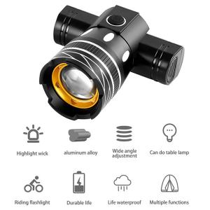 Εμπρόσθιο φως ποδηλάτου BIKE-0028, 15000LM, 300m, IPX-6, μαύρο | Gadgets - Αξεσουάρ | elabstore.gr