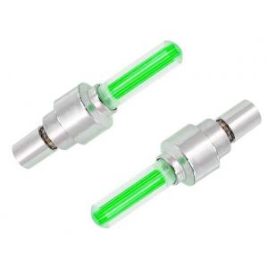 Καπάκι βαλβίδας ποδηλάτου BIKE-0030, LED, 6.5cm, 2τμχ, πράσινο | Gadgets - Αξεσουάρ | elabstore.gr