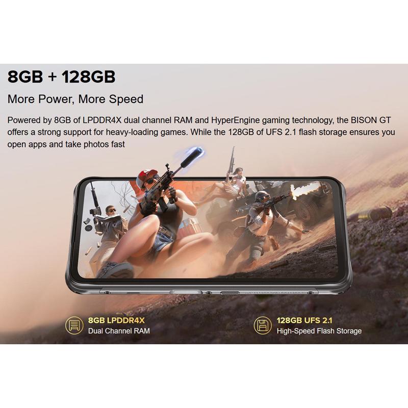 UMIDIGI smartphone Bison GT, IP68/69K, 6.67" FHD+, 8/128GB, 64MP, orange | eLabstore.gr UMIDIGI smartphone Bison GT, IP68/69K, 6.67" FHD+, 8/128GB, 64MP, orange | Mobile Συσκευές | elabstore.gr