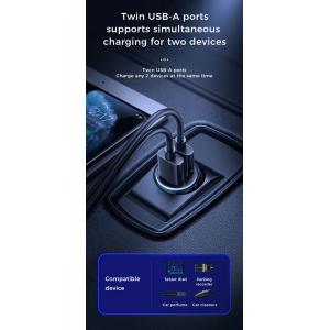 JOYROOM φορτιστής αυτοκινήτου C-A06, 2x USB, 3.1A, λευκός | eLabstore.gr JOYROOM φορτιστής αυτοκινήτου C-A06, 2x USB, 3.1A, λευκός | Αξεσουάρ κινητών | elabstore.gr