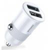 JOYROOM φορτιστής αυτοκινήτου C-A06, 2x USB, 3.1A, λευκός | Αξεσουάρ κινητών | elabstore.gr
