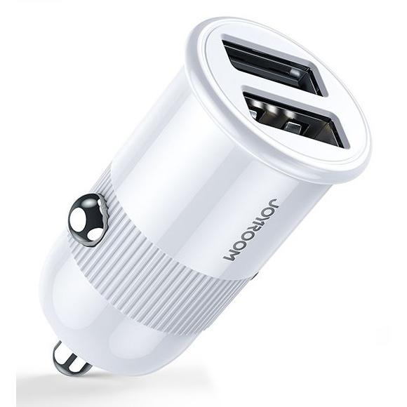 JOYROOM φορτιστής αυτοκινήτου C-A06, 2x USB, 3.1A, λευκός | eLabstore.gr JOYROOM φορτιστής αυτοκινήτου C-A06, 2x USB, 3.1A, λευκός | Αξεσουάρ κινητών | elabstore.gr