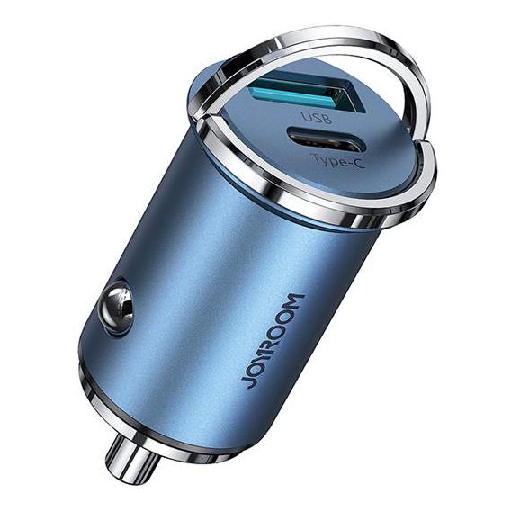 JOYROOM φορτιστής αυτοκινήτου C-A45, USB + Type-C, 4A, μπλε | eLabstore.gr JOYROOM φορτιστής αυτοκινήτου C-A45, USB + Type-C, 4A, μπλε | Αξεσουάρ κινητών | elabstore.gr
