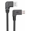 POWERTECH Καλώδιο USB σε USB Micro-B CAB-U132, 90°, Dual Easy USB, 0.5m | Αξεσουάρ κινητών | elabstore.gr