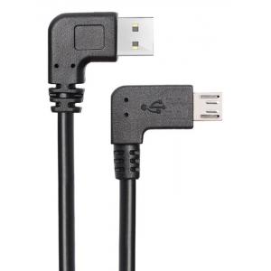 POWERTECH Καλώδιο USB σε USB Micro-B CAB-U132, 90°, Dual Easy USB, 0.5m | Αξεσουάρ κινητών | elabstore.gr