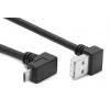POWERTECH Καλώδιο USB σε USB Micro-B CAB-U137, 90°, Dual Easy USB, 1m | Αξεσουάρ κινητών | elabstore.gr