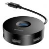 BASEUS USB Type-C hub CAHUB-G01, 1x USB 3.0, 3x USB 2.0, μαύρο | eLabstore.gr BASEUS USB Type-C hub CAHUB-G01, 1x USB 3.0, 3x USB 2.0, μαύρο | Συνοδευτικά PC | elabstore.gr