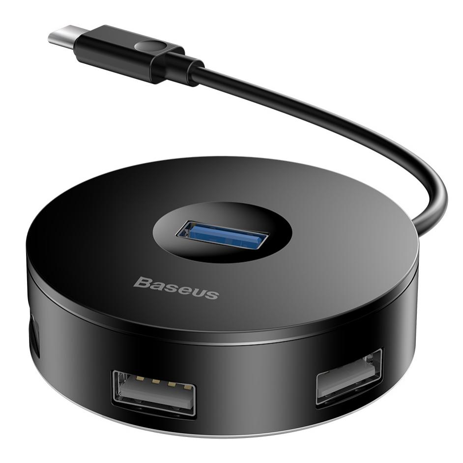 BASEUS USB Type-C hub CAHUB-G01, 1x USB 3.0, 3x USB 2.0, μαύρο | eLabstore.gr BASEUS USB Type-C hub CAHUB-G01, 1x USB 3.0, 3x USB 2.0, μαύρο | Συνοδευτικά PC | elabstore.gr