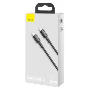 BASEUS καλώδιο USB Type-C CATGD-01, 5A 100W, 1m, μαύρο | Αξεσουάρ κινητών | elabstore.gr