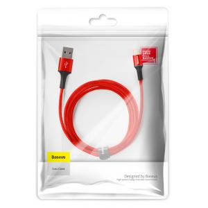 BASEUS καλώδιο USB σε USB Type-C CATGH-H09, LED, 5A 40W, 2m, κόκκινο | Αξεσουάρ κινητών | elabstore.gr
