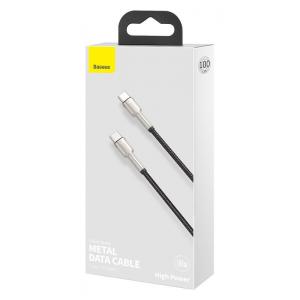 BASEUS καλώδιο USB Type-C CATJK-C01, 5A 100W, 1m, μπεζ | Αξεσουάρ κινητών | elabstore.gr