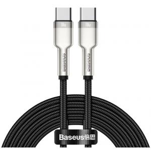 BASEUS καλώδιο USB Type-C CATJK-D01, 5A 100W, 2m, μπεζ | Αξεσουάρ κινητών | elabstore.gr