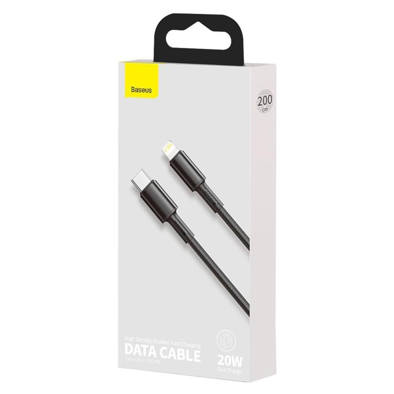 BASEUS καλώδιο USB Type-C σε Lightning CATLGD-A01, 20W, 2m, μαύρο | eLabstore.gr BASEUS καλώδιο USB Type-C σε Lightning CATLGD-A01, 20W, 2m, μαύρο | Αξεσουάρ κινητών | elabstore.gr