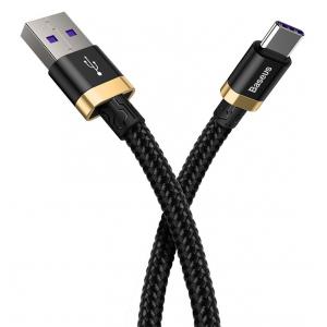 BASEUS καλώδιο USB σε USB Type-C CATZH-BV1, 40W 5A, 2m, μαύρο | Αξεσουάρ κινητών | elabstore.gr