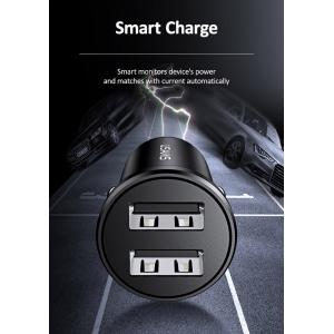 USAMS φορτιστής αυτοκινήτου C20, 2x USB, 2.4A, μαύρο | Αξεσουάρ κινητών | elabstore.gr
