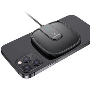 USAMS ασύρματος φορτιστής US-C0153, 15W, fast charge, μαύρος | Αξεσουάρ κινητών | elabstore.gr